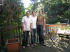 Mitch (Warmy) > Greg, Kevin, and Mitch at Kevin & Greg's place in Oakland Hills.
